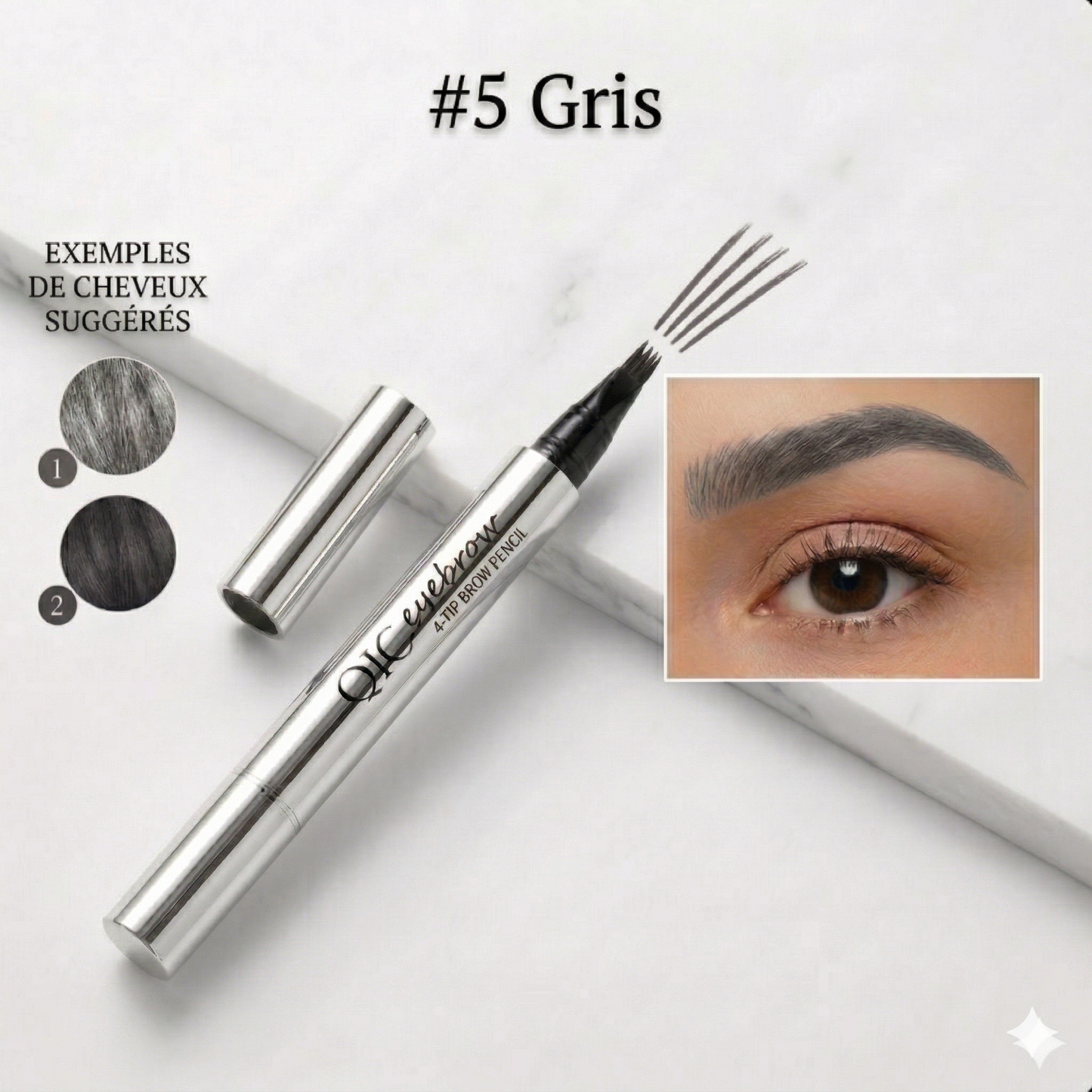 Brow Plume - Wenkbrauwpen met microblading-effect, haartje voor haartje