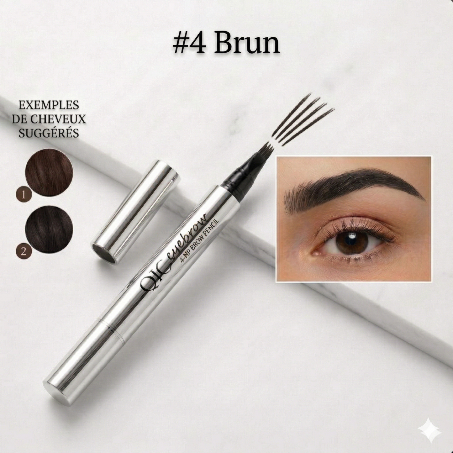 Brow Plume - Wenkbrauwpen met microblading-effect, haartje voor haartje